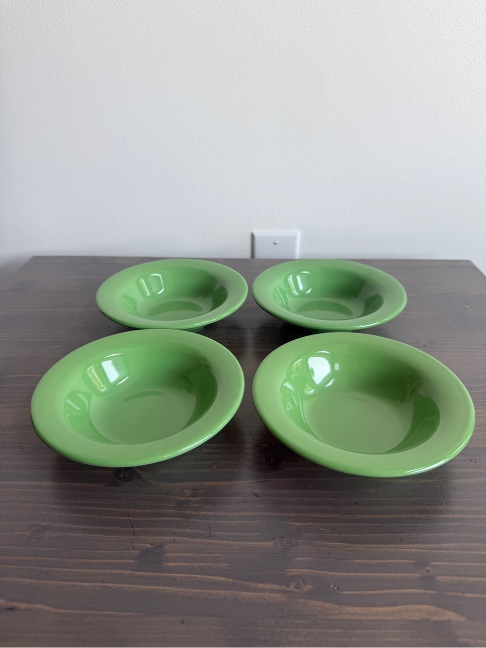 4 x Pottery Barn melamine cereal bowls